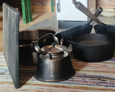 Log Cabin In The Forest 150 Meters To The Lake Own Boat