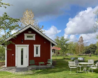 Attefallshus in Åkulla beech forests near Ästad Winery