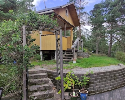 Tiny house with sauna near Tyresta National Park
