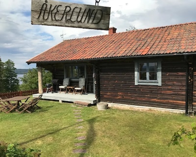 Cottage with view of Siljan
