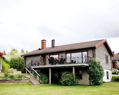 Log house in Rättvik overlooking Lake Siljan