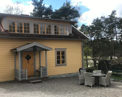 Wonderful Grand Piano On Horse Farm Near Lake