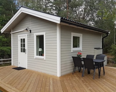 Cottage with high standard in Kolmården (charging box car)