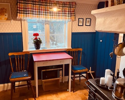 Back Cabin By The Edge Of The Forest