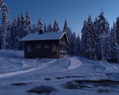 You can see Torne river and hear the rapids.