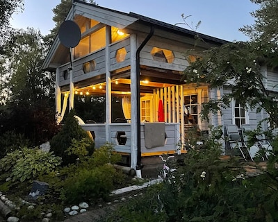 Farmhouse Overlooking The Ume River River