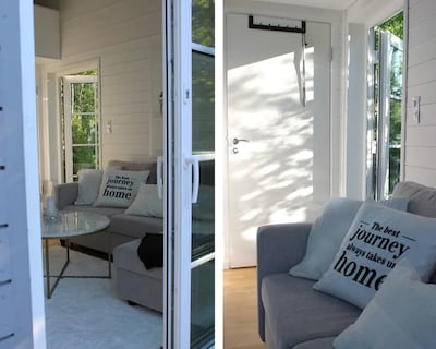 Attefall house near sandy beach and city centre