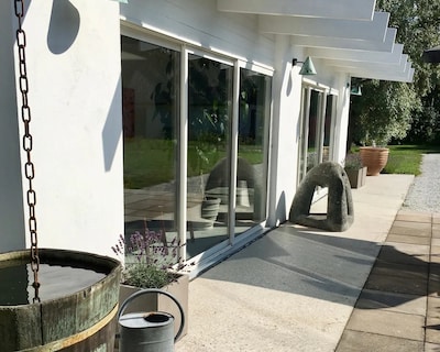 Limestone Grand Piano With Large Spaces Both Inside And Out